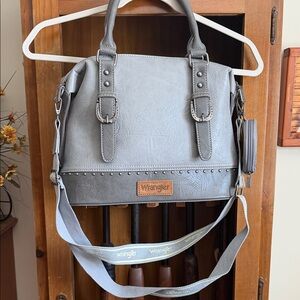 Wrangler Gray Satchel Bag for Women